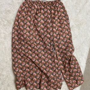 NWT J. Crew Floral Skirt